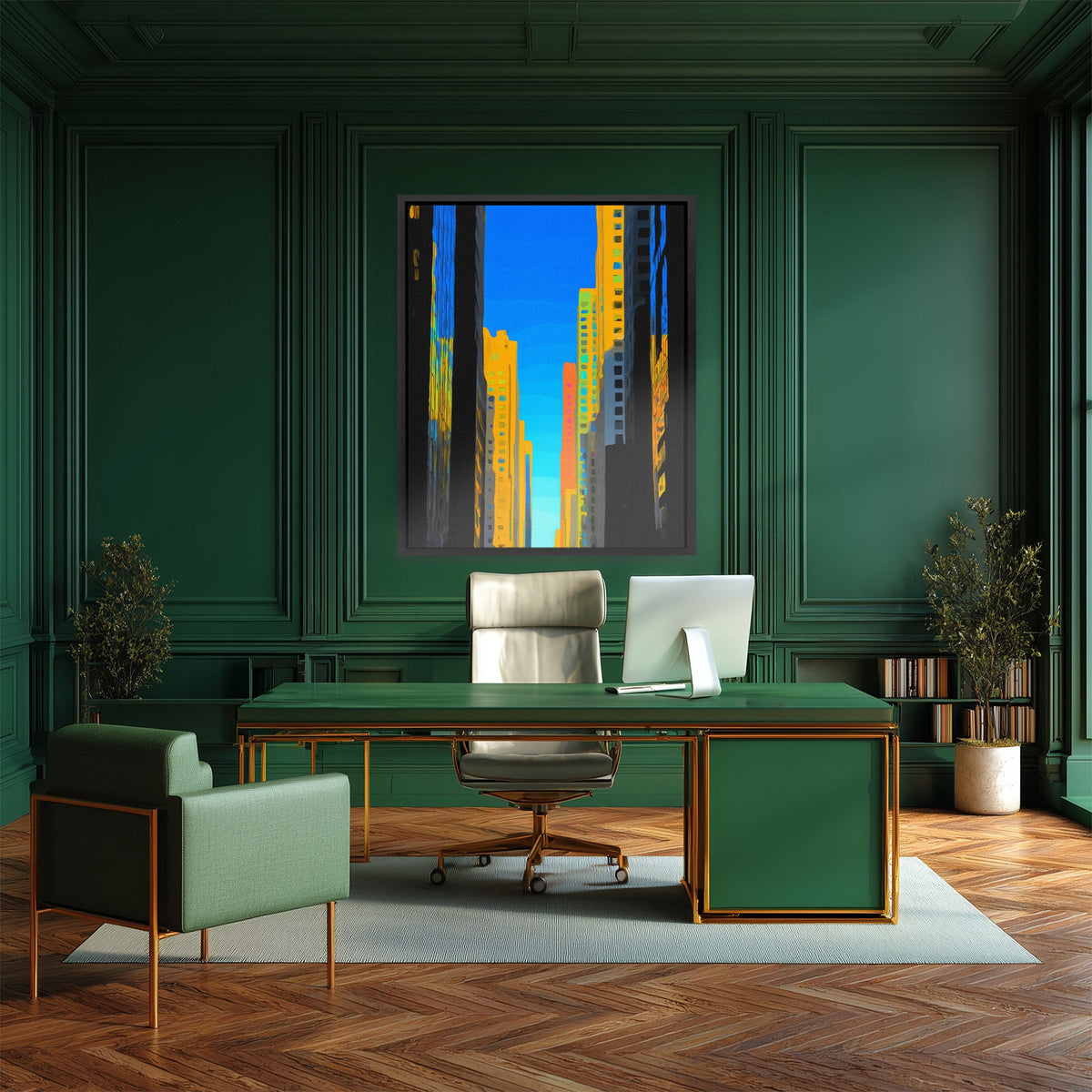 Urban Canyon Rising - Luxury Wall Art