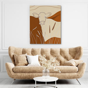 Valley Cow - Luxury Wall Art