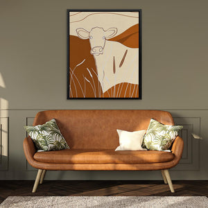 Valley Cow - Luxury Wall Art