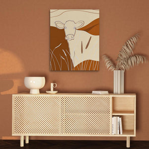 Valley Cow - Luxury Wall Art