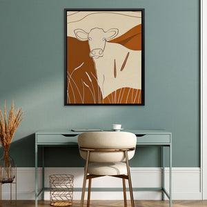 Valley Cow - Luxury Wall Art