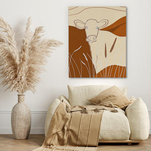 Valley Cow - Luxury Wall Art