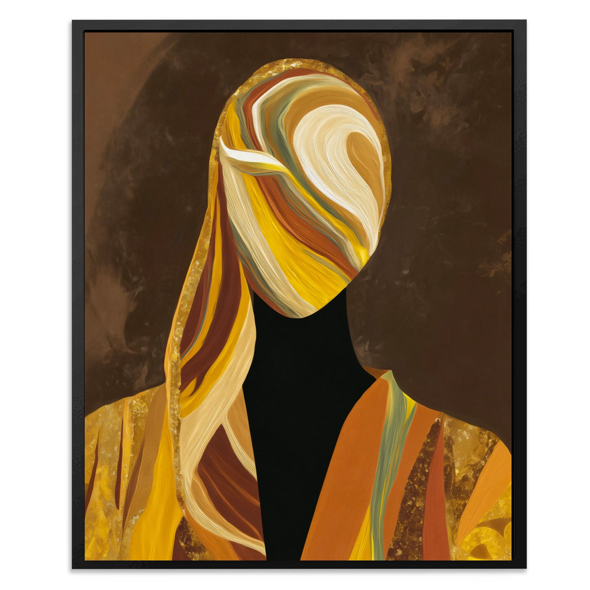 Veiled in Gold - Luxury Wall Art