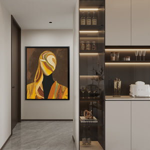 Veiled in Gold - Luxury Wall Art