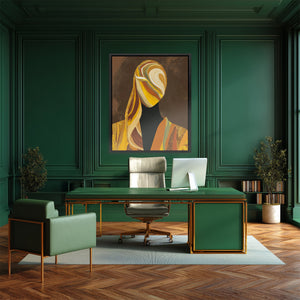 Veiled in Gold - Luxury Wall Art