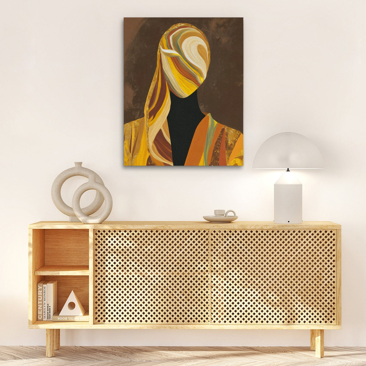 Veiled in Gold - Luxury Wall Art