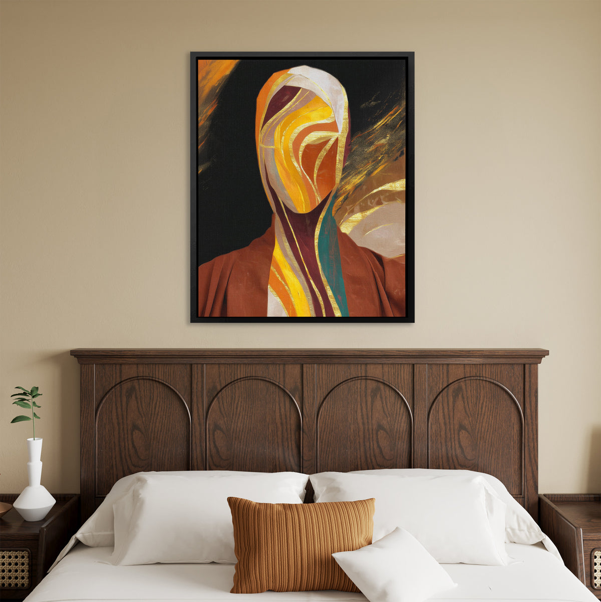 Veiled Ribbons Portrait - Luxury Wall Art