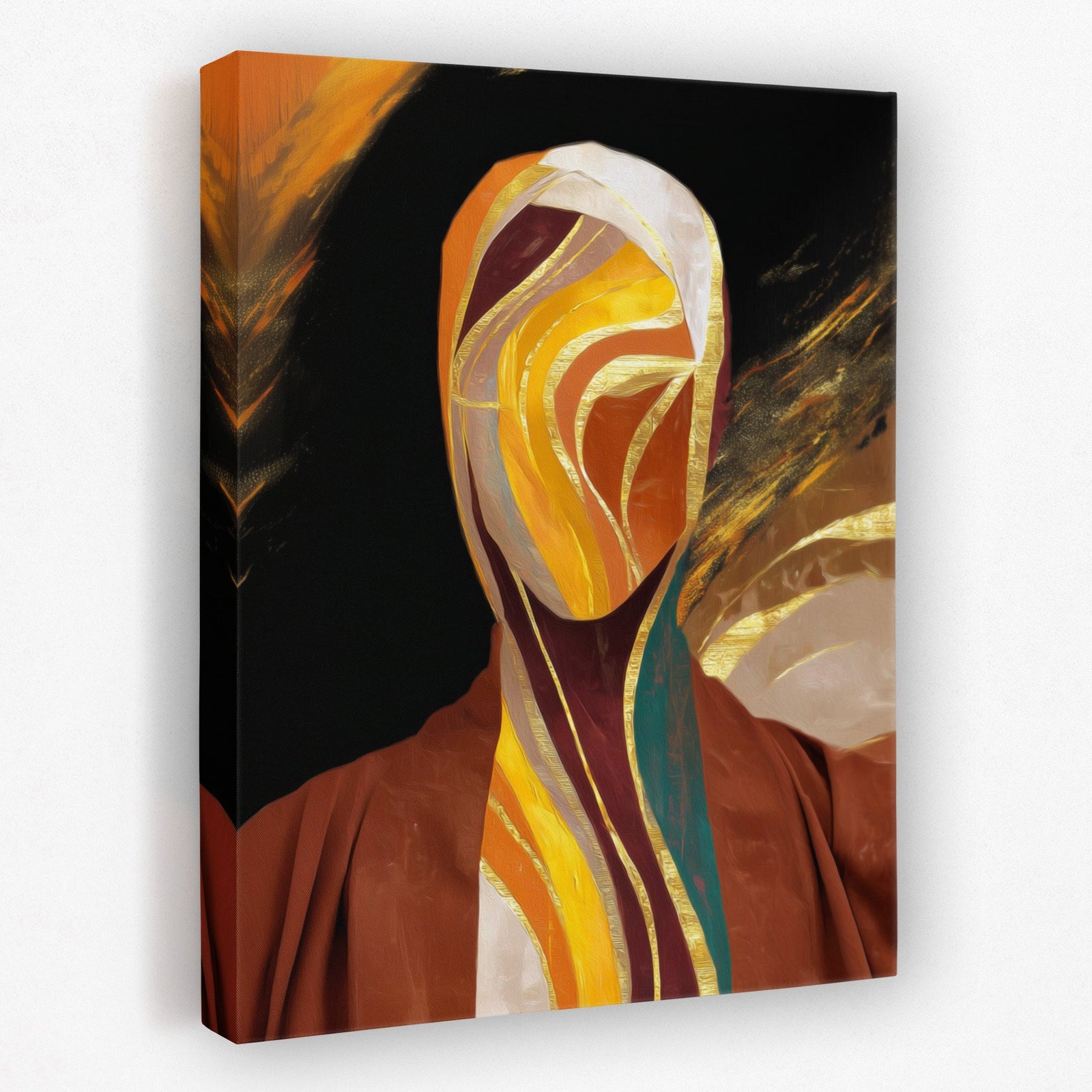 Veiled Ribbons Portrait - Luxury Wall Art