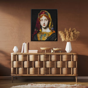 Veiled Turban Portrait - Luxury Wall Art