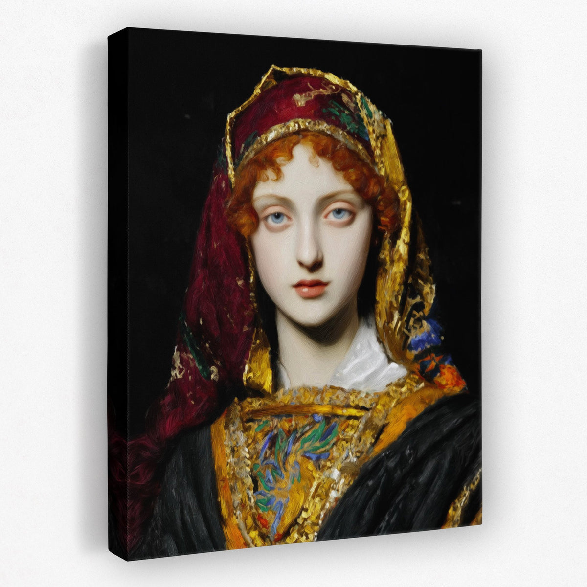 Veiled Turban Portrait - Luxury Wall Art