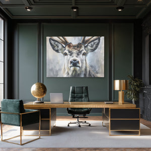 Velvet Antler Crown - Luxury Wall Art