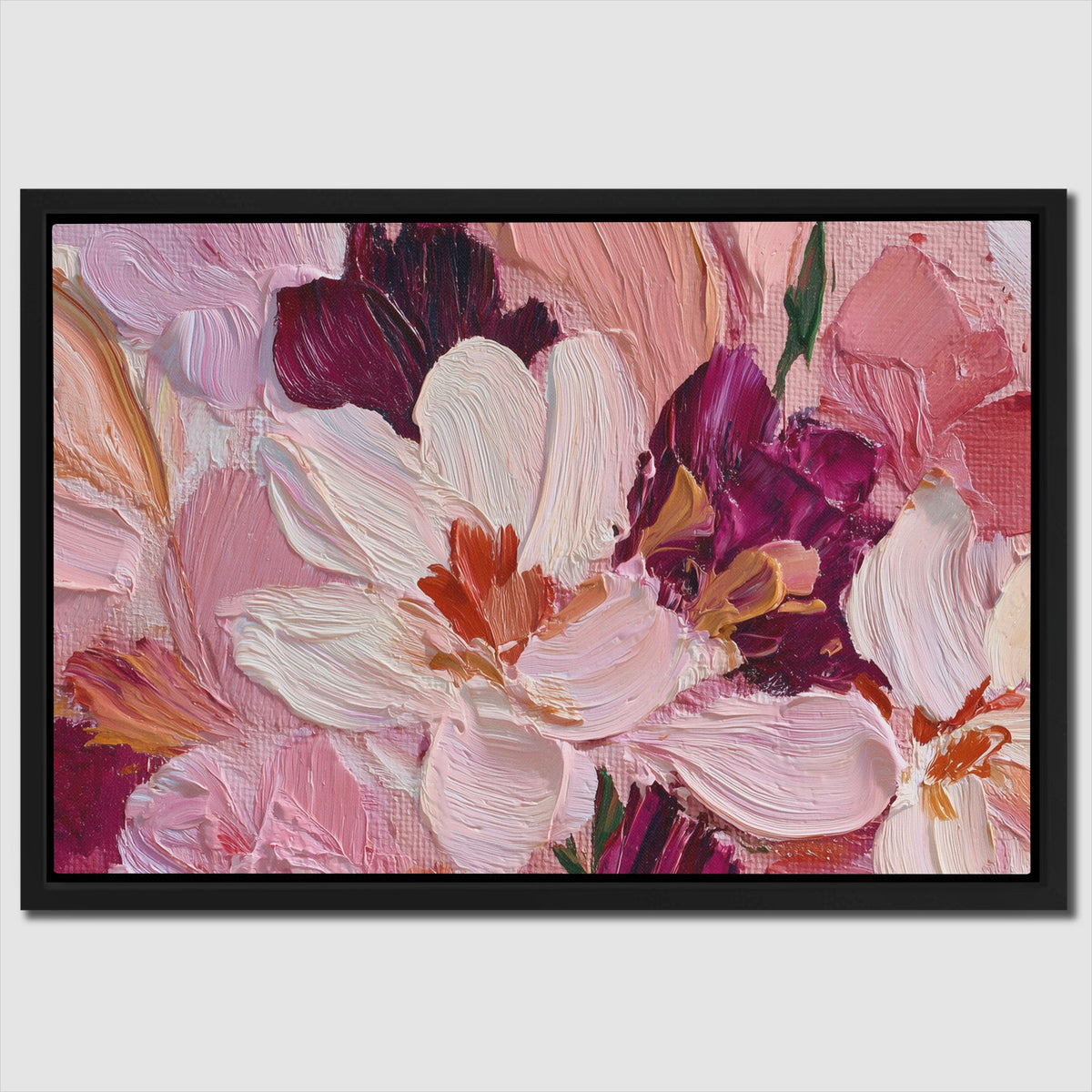 Velvet Gardens Embrace - Luxury Wall Art