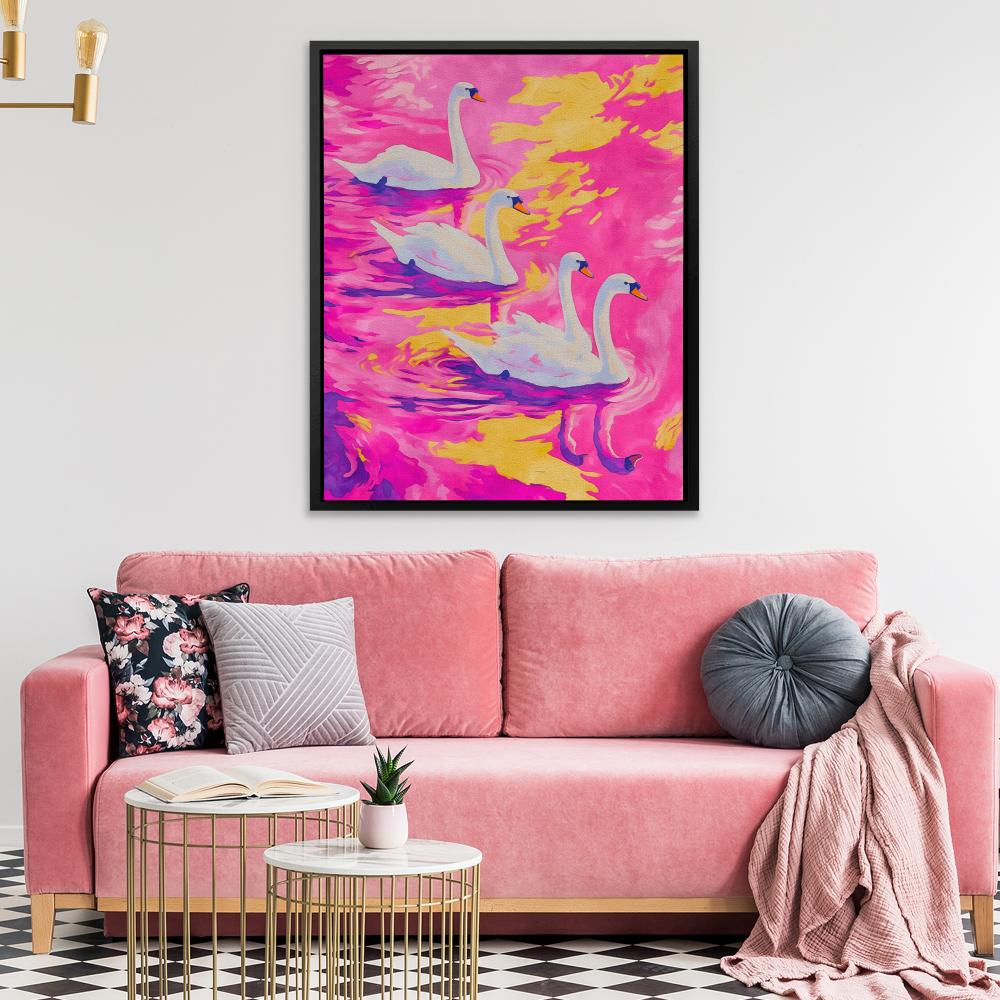 Velvet Reflections - Luxury Wall Art
