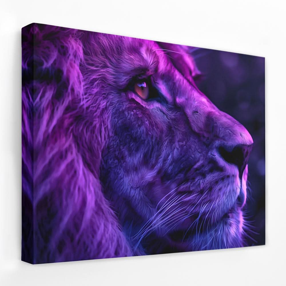 Velvet Veil - Big Cat Canvas Wall Art
