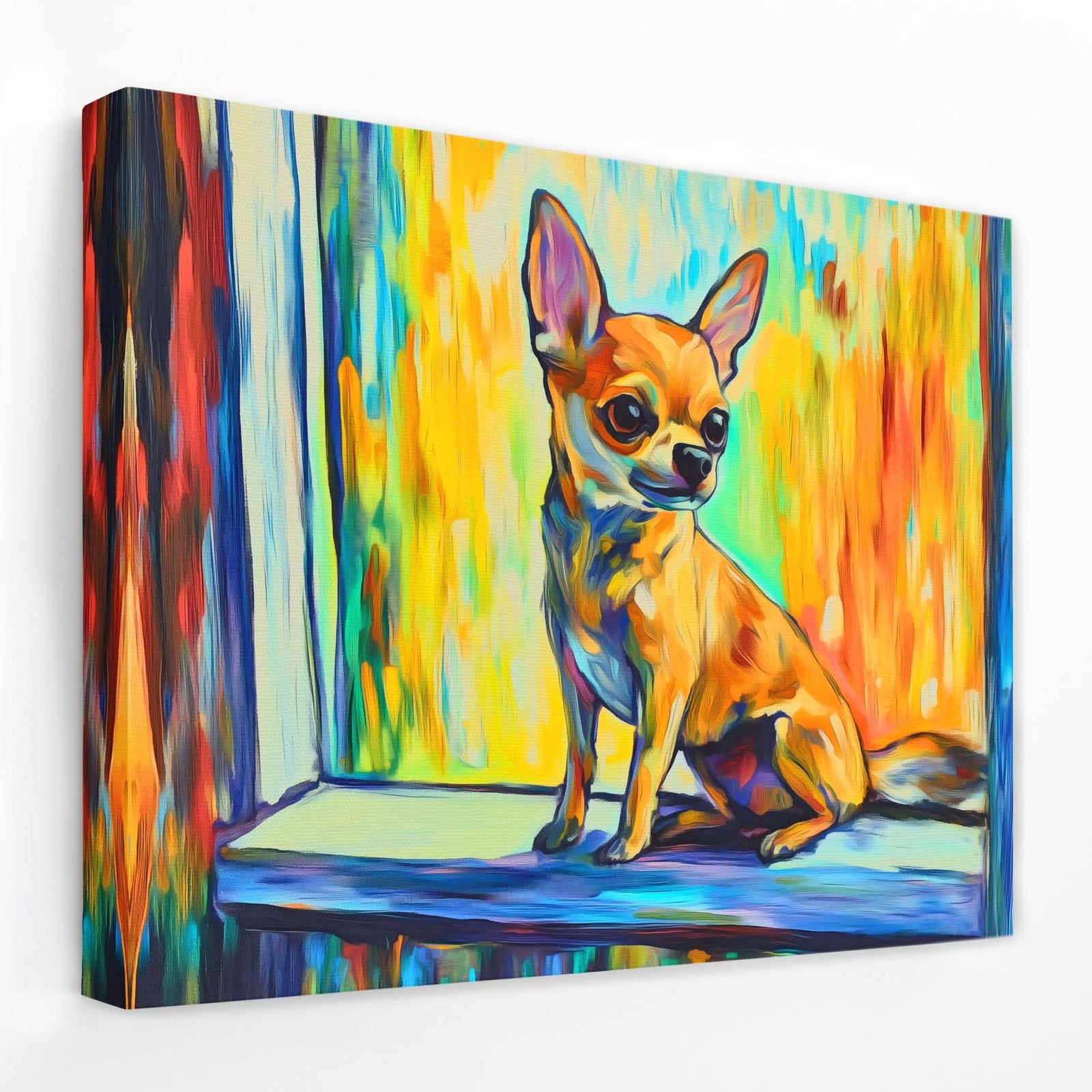 Vibrant Chihuahua - Animals Canvas Wall Art