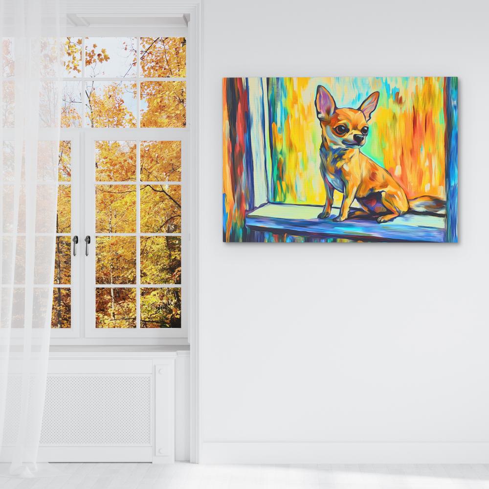 Vibrant Chihuahua - Luxury Wall Art