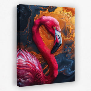 Vibrant Flamingo - Luxury Wall Art