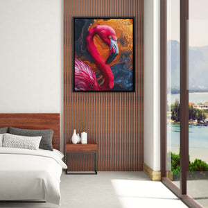 Vibrant Flamingo - Luxury Wall Art