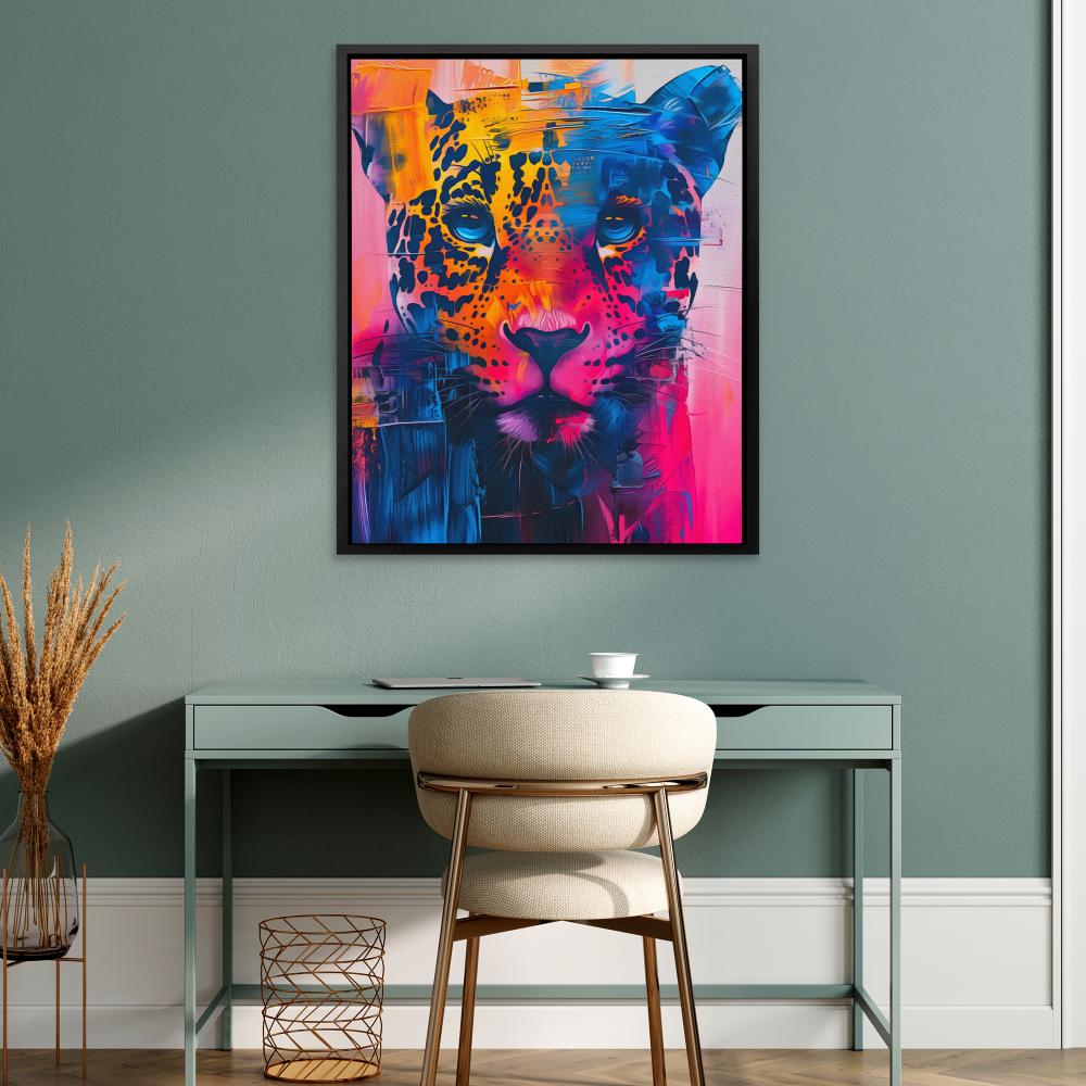 Vibrant Leopard - Luxury Wall Art