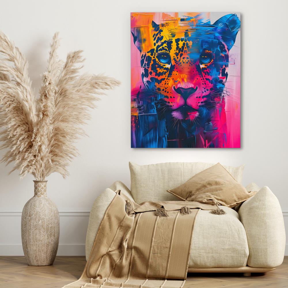Vibrant Leopard - Luxury Wall Art
