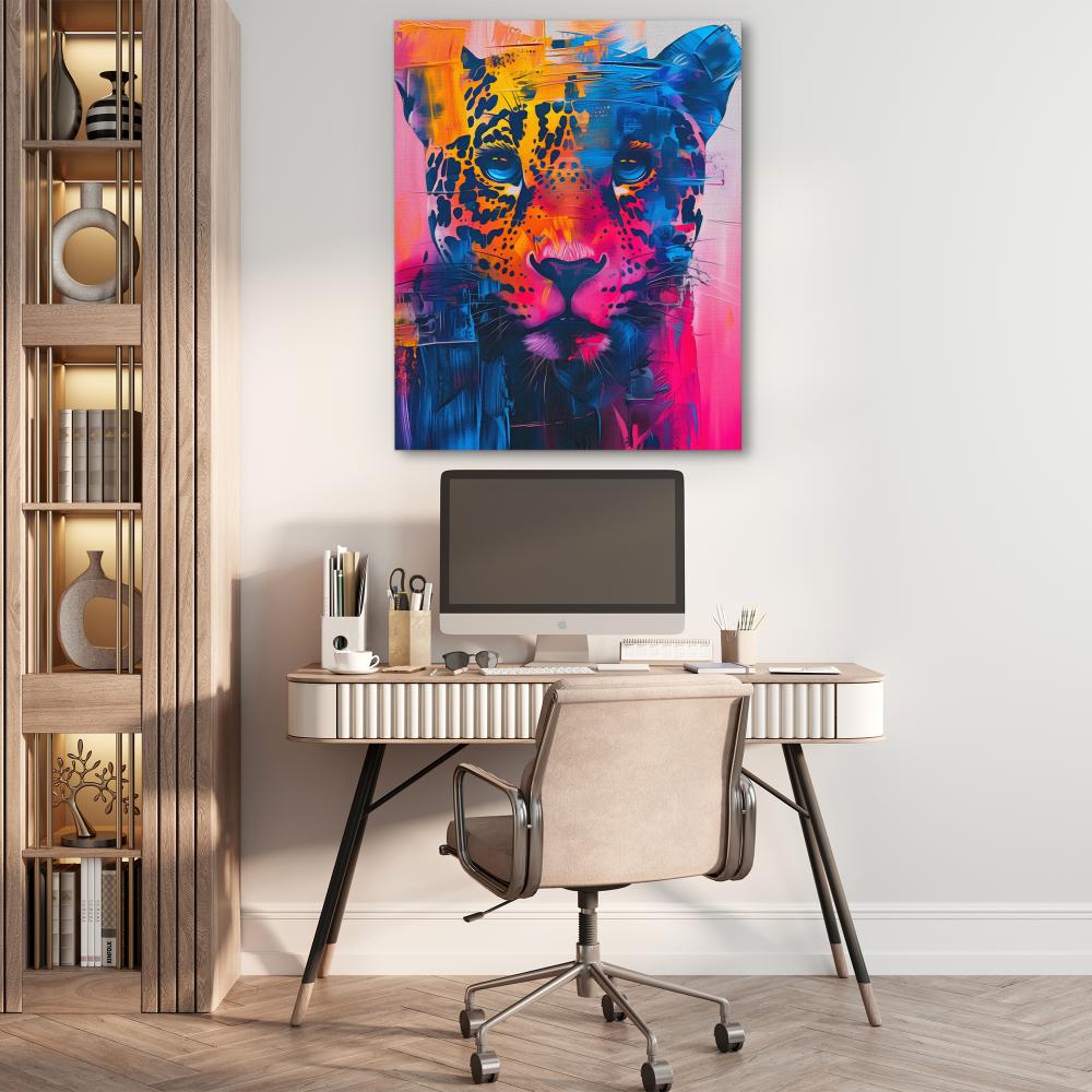 Vibrant Leopard - Luxury Wall Art
