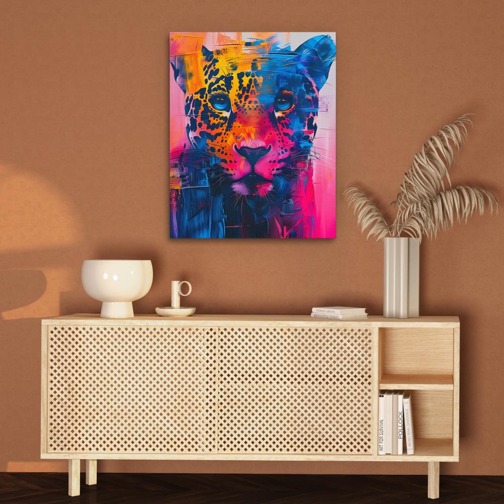 Vibrant Leopard - Luxury Wall Art