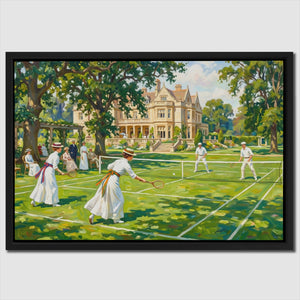 Victorian Tennis Afternoon — Victorian Tennis Afternoon Close Up Landscape 14