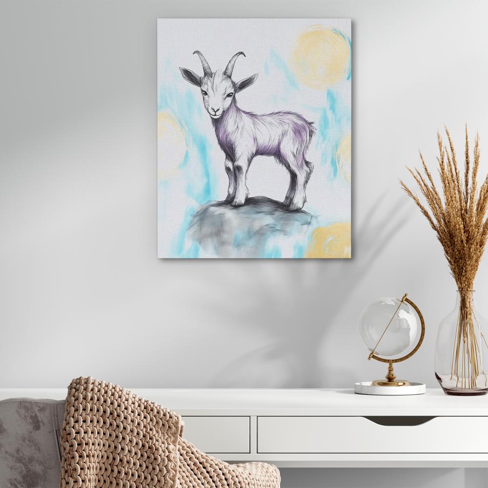 Violet Mountain - Luxury Wall Art