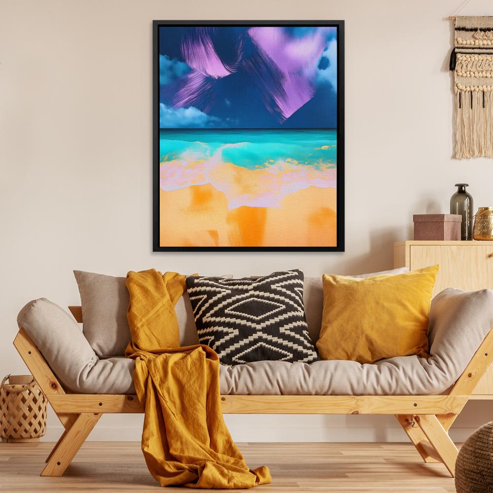 Violet Shores - Luxury Wall Art