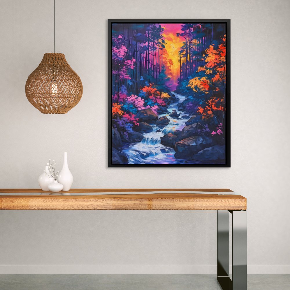 Violet Stream - Luxury Wall Art