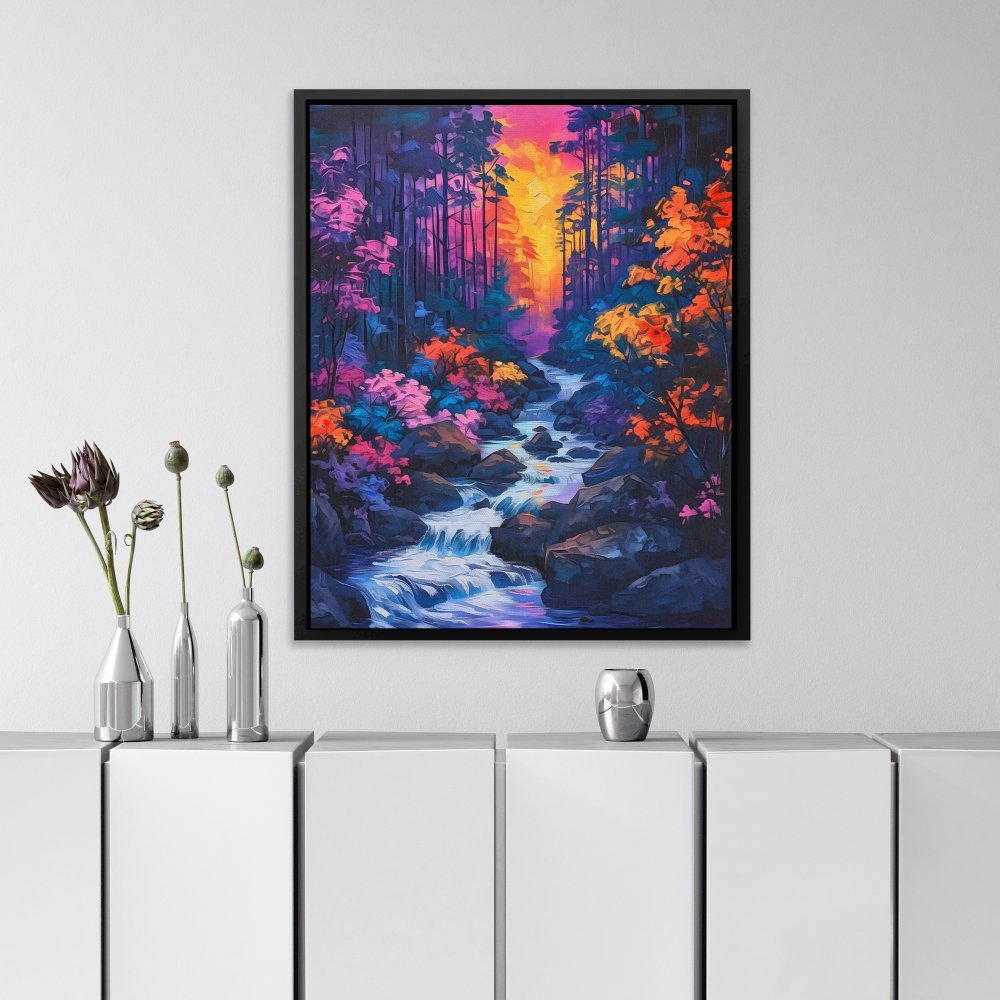 Violet Stream - Luxury Wall Art