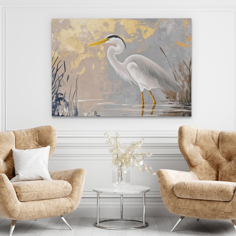 Wading Through Light - Luxury Wall Art