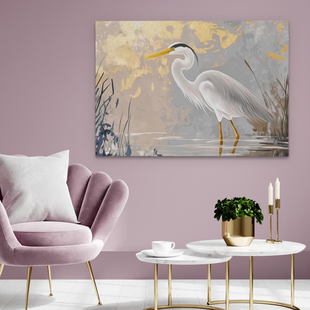 Wading Through Light - Luxury Wall Art