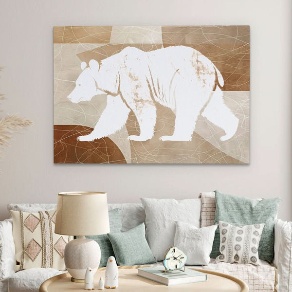 Walking Bear in a room