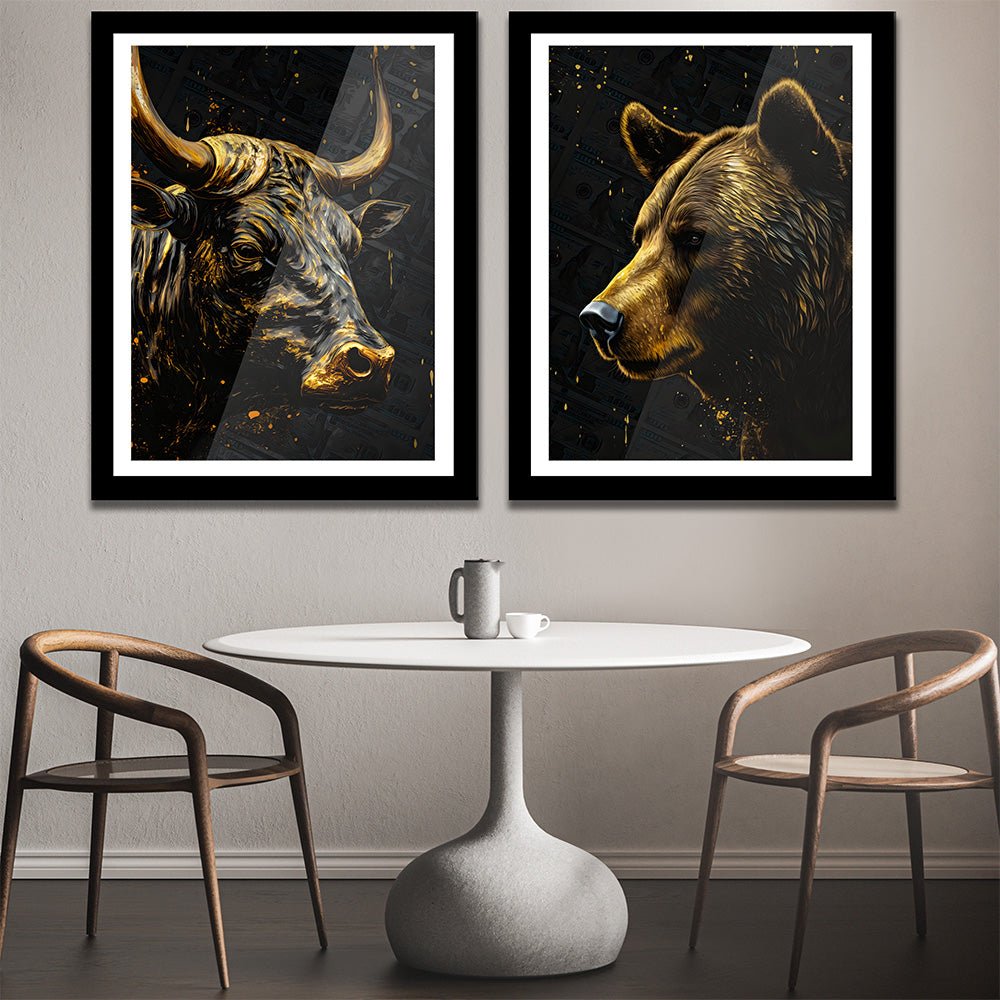 Wall Street Warriors Semi - Gloss Prints - Luxury Wall Art
