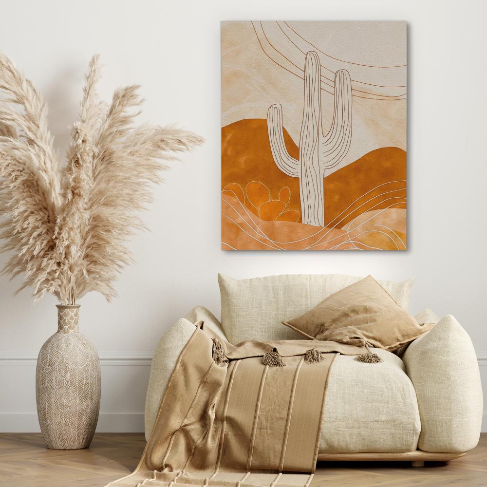 Warm Cactus - Luxury Wall Art