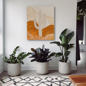 Warm Cactus - Luxury Wall Art