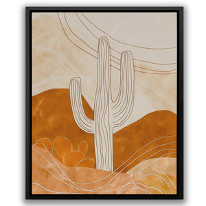 Warm Cactus - Luxury Wall Art