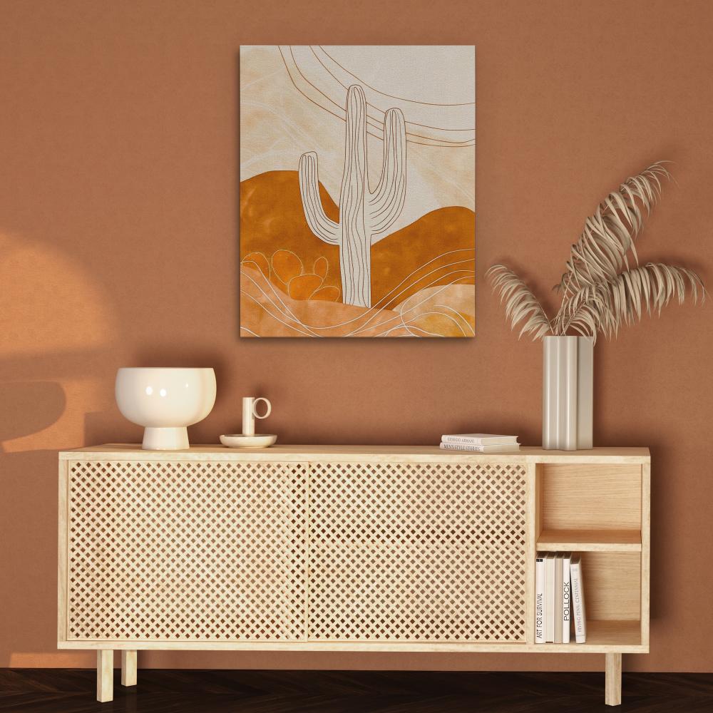 Warm Cactus - Luxury Wall Art