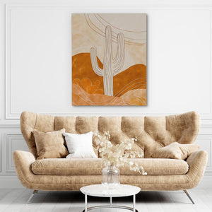 Warm Cactus - Luxury Wall Art