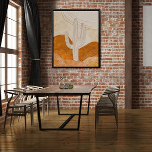 Warm Cactus - Luxury Wall Art