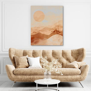 Warm Hills - Luxury Wall Art