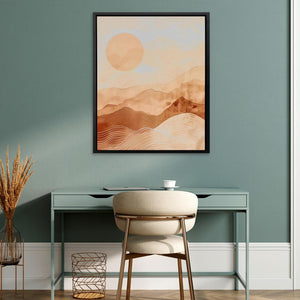 Warm Hills - Luxury Wall Art