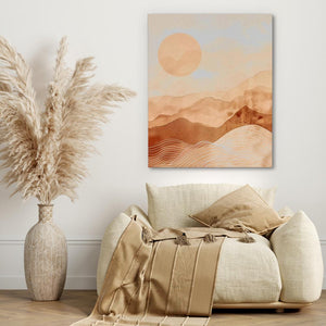 Warm Hills - Luxury Wall Art