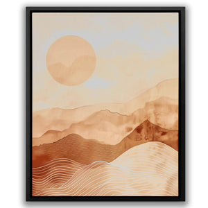 Warm Hills - Luxury Wall Art