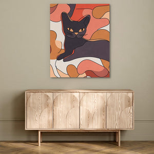 Warm Hues and Whiskers - Luxury Wall Art