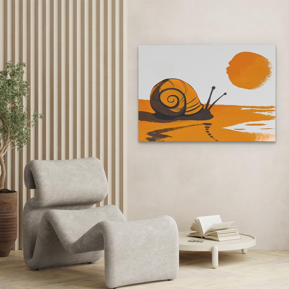 Warm Snail - Luxury Wall Art