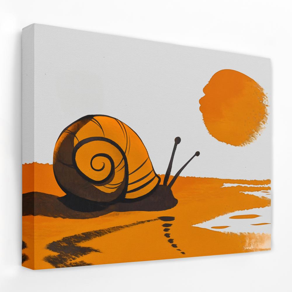 Warm Snail - Luxury Wall Art