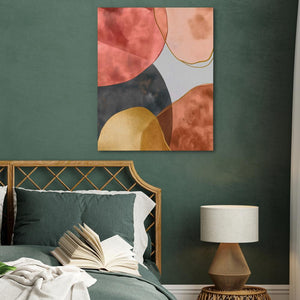Warm Toned Abstract - Luxury Wall Art