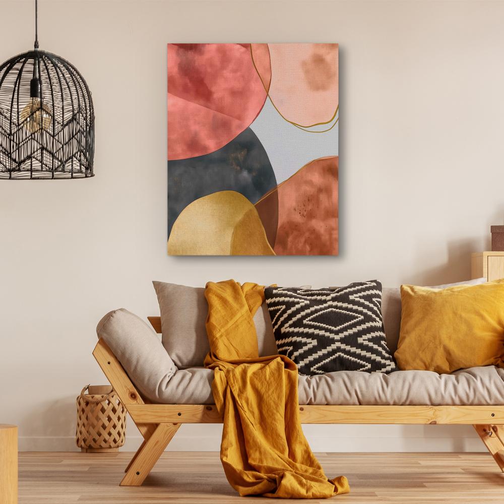 Warm Toned Abstract - Luxury Wall Art
